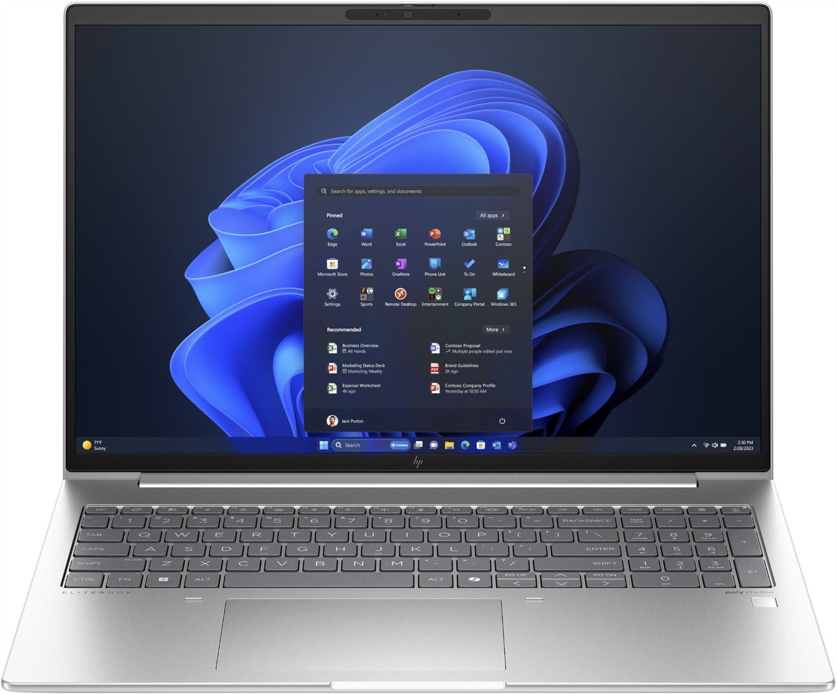 HP EliteBook 665 G11 AMD Ryzen™ 7 7735U Laptop 40.6 cm (16&quot;) WUXGA 16 GB DDR5-SDRAM 512 GB SSD Wi-Fi 6E (802.11ax) Windows 11 Pro Silver