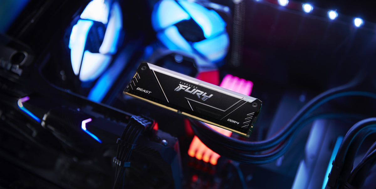 Kingston Technology FURY Beast RGB - 16 GB 2 x 8 GB 3600MT/s DDR4 memory module