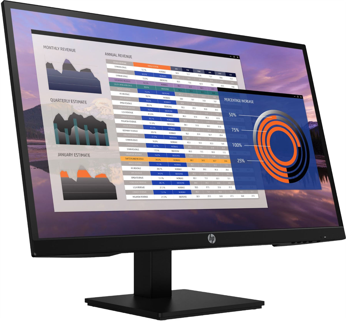 HP P27h G4 68.6 cm (27") 1920 x 1080 pixels Full HD IPS Monitor