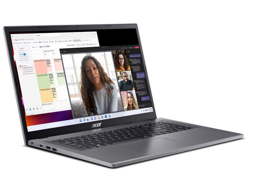 Acer Aspire 3 Laptop - 43.9 cm (17.3") - Intel N100 - 4GB LPDDR5-SDRAM - 512 GB SSD - Wi-Fi 6 - Windows 11 Home - Grey