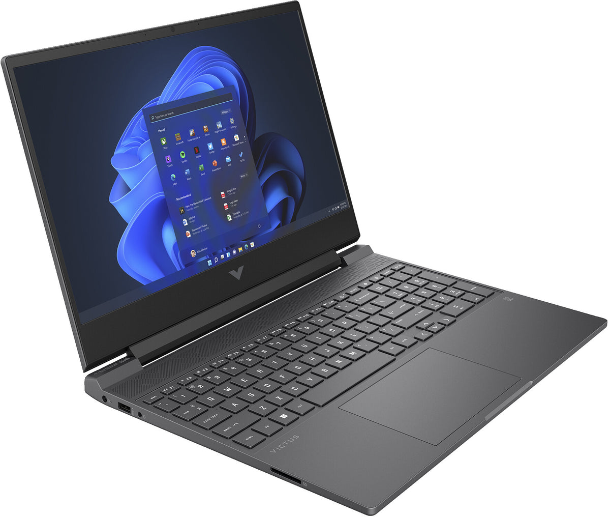 HP Victus Gaming Laptop - 39.6 cm (15.6") - Intel® Core™ i5-12450H - 16 GB DDR4-SDRAM - 512 GB SSD - NVIDIA GeForce RTX 3050 - Wi-Fi 6E - Windows 11 Home - Black