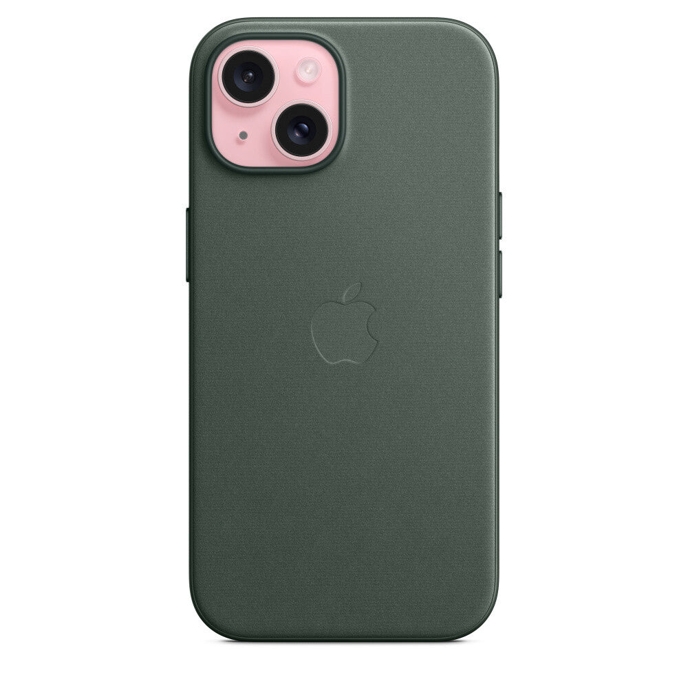 Apple MT3J3ZM/A - FineWoven Case with MagSafe for iPhone 15 in Evergreen