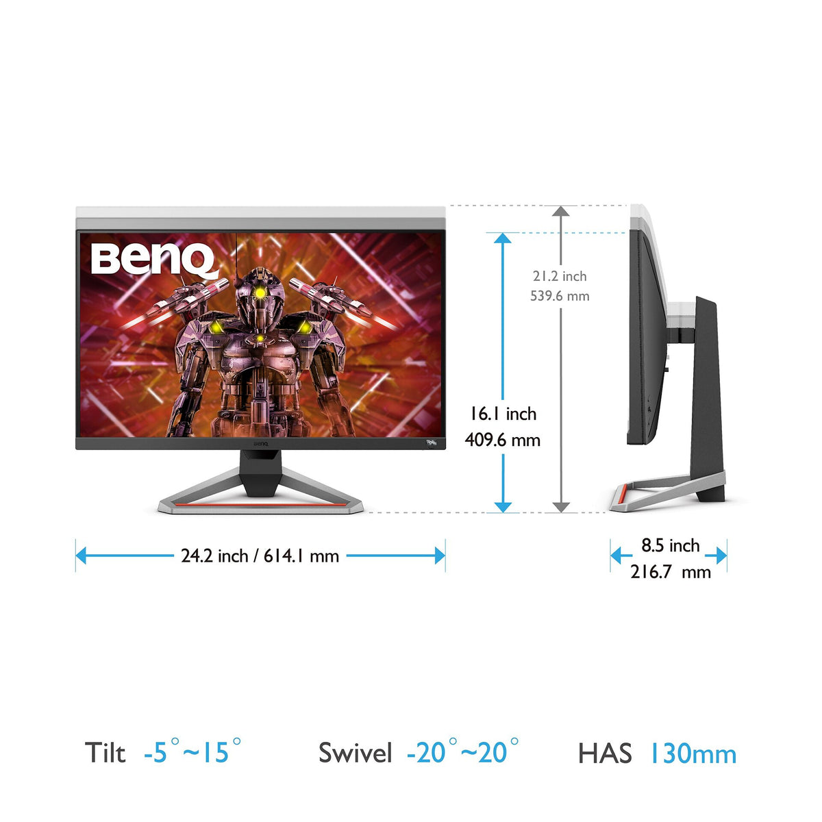 BenQ EX2710U - 68.6 cm (27") - 3840 x 2160 pixels 4K Ultra HD LCD Monitor
