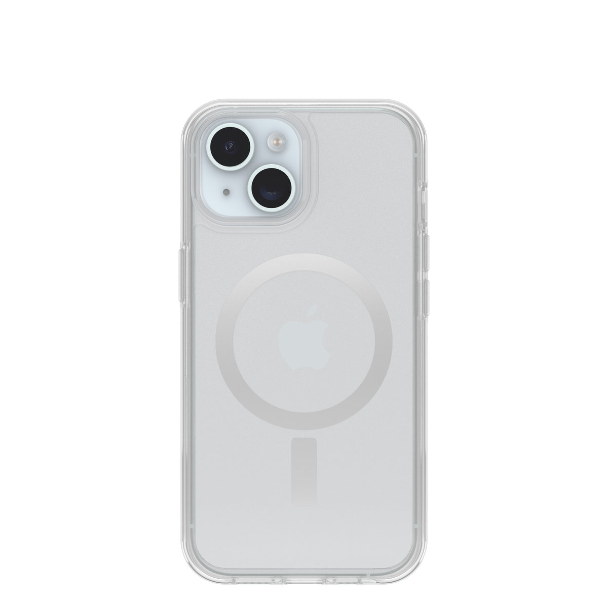 OtterBox Symmetry Clear Series with MagSafe for iPhone 15 in Clear