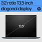 HP Dragonfly 13.5 G4 Laptop - 34.3 cm (13.5") - Intel® Core™ i7-1355U - 16 GB LPDDR5-SDRAM - 1 TB SSD - Wi-Fi 6E - Windows 11 Pro - Blue