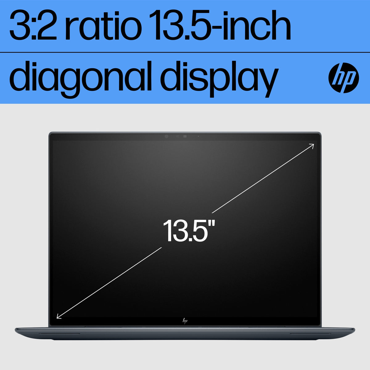 HP Dragonfly 13.5 G4 Laptop - 34.3 cm (13.5") - Intel® Core™ i7-1355U - 16 GB LPDDR5-SDRAM - 1 TB SSD - Wi-Fi 6E - Windows 11 Pro - Blue