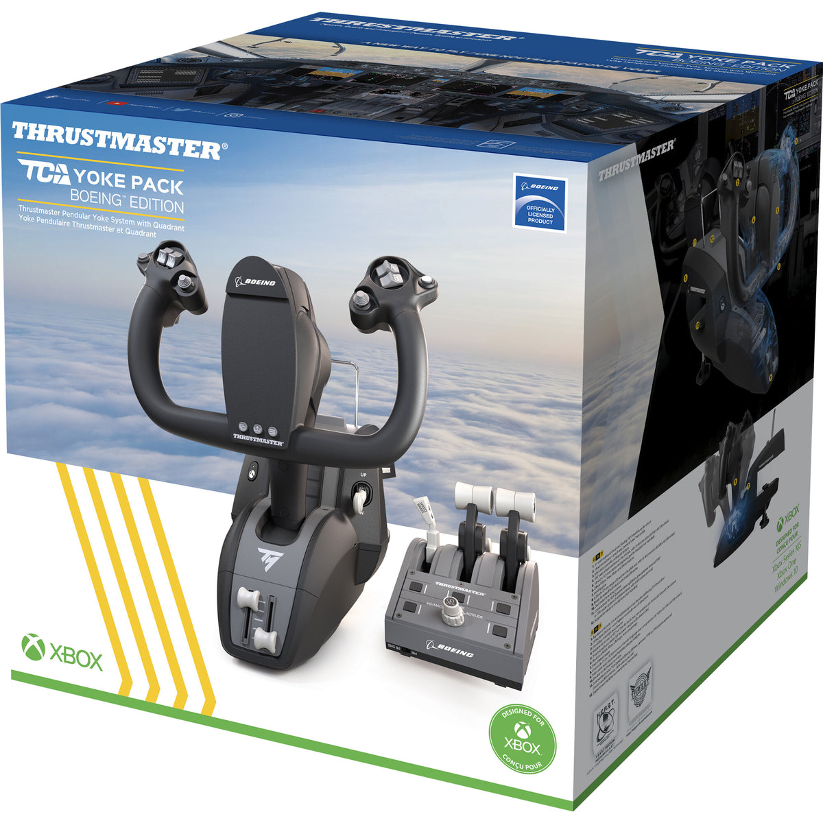 Thrustmaster TCA Yoke Pack "Boeing Edition" - Pendular Yoke + Throttle Quadrant for PC / Xbox Series X|S -