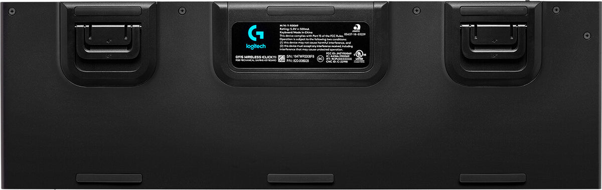 Logitech G - G915 LIGHTSPEED - RF Wireless + Bluetooth RGB Mechanical Gaming Keyboard in Black (QWERTY UK)