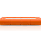 LaCie Rugged - Micro-USB External SSD in Orange / Silver - 250 GB