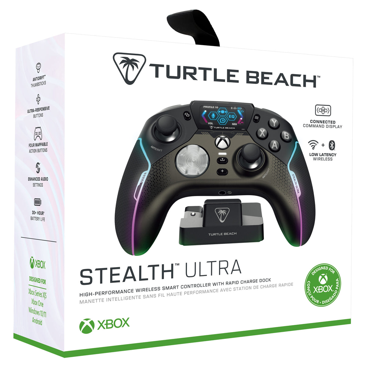 Turtle Beach Stealth Ultra - Wireless Bluetooth Controller with Rapid Charge Dock for Android / PC / Xbox Series X|S