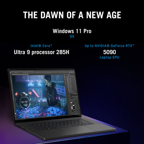 ASUS ROG Zephyrus G16 Laptop - 40.6 cm (16&quot;) - Intel Core Ultra 9 285H - 32 GB LPDDR5x-SDRAM - 2 TB SSD - NVIDIA GeForce RTX 5080 - Wi-Fi 7 - Windows 11 Home - Grey