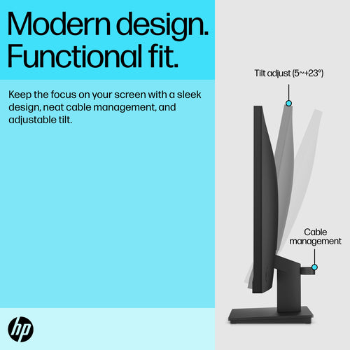 HP P24v G5 - 60.5 cm (23.8&quot;) - 1920 x 1080 pixels FHD Monitor