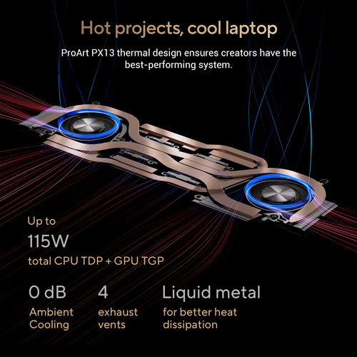 ASUS ProArt PX13 Hybrid (2-in-1) - 33.8 cm (13.3&quot;) - Touchscreen - AMD Ryzen AI 9 HX 370 - 32 GB LPDDR5x-SDRAM - 2 TB SSD - NVIDIA GeForce RTX 4070 - Wi-Fi 7 - Windows 11 Home - Black