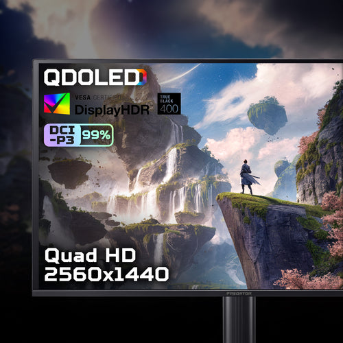 Acer Predator X27UX1 - 67.3 cm (26.5&quot;) - 2560 x 1440 pixels QHD QD-OLED Monitor