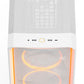 Fractal Design Meshify 3 Ambience Pro RGB - ATX Mid Tower Case in White + Clear Tint