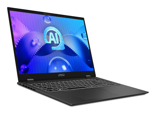 MSI Prestige 16 AI STUDIO Laptop - 40.6 cm (16&quot;) - Intel Core Ultra 9 185H - 32 GB LPDDR5-SDRAM - 1 TB SSD - NVIDIA GeForce RTX 4060 - Wi-Fi 7 - Windows 11 Pro - Grey