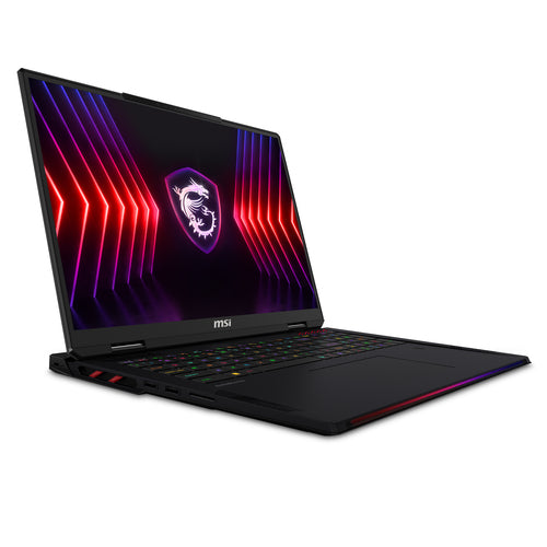 MSI Raider 18 HX A14VGG-002UK Laptop - 45.7 cm (18&quot;) - Intel® Core™ i9-14900HX - 32 GB DDR5-SDRAM - 2 TB SSD - NVIDIA GeForce RTX 4070 - Wi-Fi 7 - Windows 11 Pro - Black