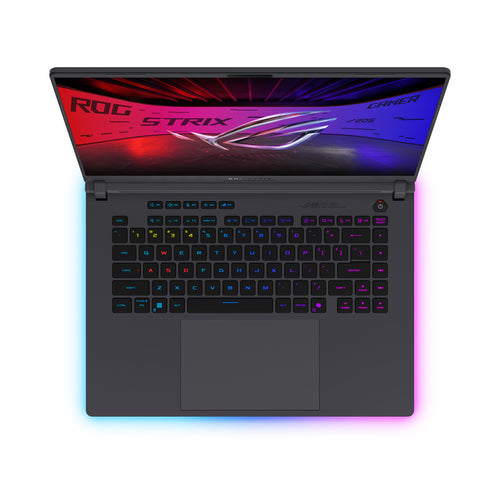 ASUS ROG Strix G16 Laptop - 40.6 cm (16&quot;) - Intel Core Ultra 9 275HX - 32 GB DDR5-SDRAM - 2 TB SSD - NVIDIA GeForce RTX 5080 - Wi-Fi 7 - Windows 11 Home - Black, Green, Grey