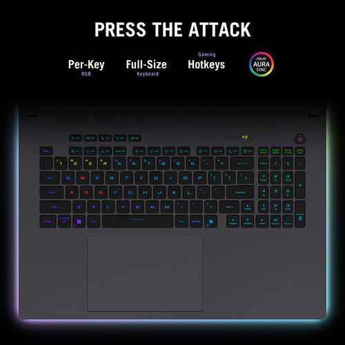 ASUS ROG Strix G16 Laptop - 40.6 cm (16&quot;) - Intel Core Ultra 9 275HX - 32 GB DDR5-SDRAM - 2 TB SSD - NVIDIA GeForce RTX 5080 - Wi-Fi 7 - Windows 11 Home - Black, Green, Grey