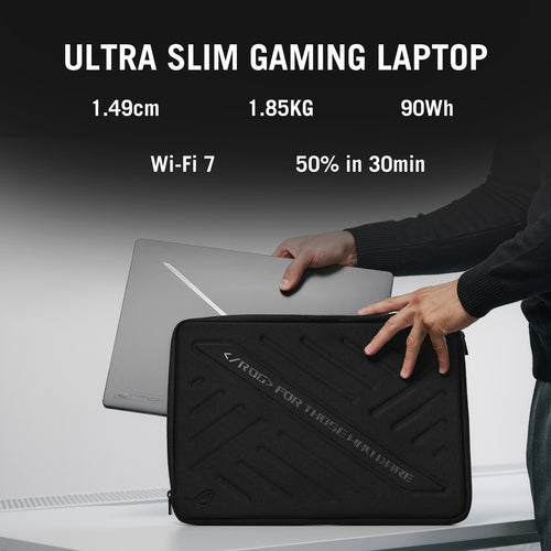 ASUS ROG Zephyrus G16 Laptop - 40.6 cm (16&quot;) - Intel Core Ultra 9 285H - 32 GB LPDDR5x-SDRAM - 2 TB SSD - NVIDIA GeForce RTX 5080 - Wi-Fi 7 - Windows 11 Home - Grey