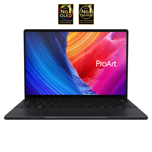ASUS ProArt PX13 Hybrid (2-in-1) - 33.8 cm (13.3&quot;) - Touchscreen - AMD Ryzen AI 9 HX 370 - 32 GB LPDDR5x-SDRAM - 2 TB SSD - NVIDIA GeForce RTX 4070 - Wi-Fi 7 - Windows 11 Home - Black