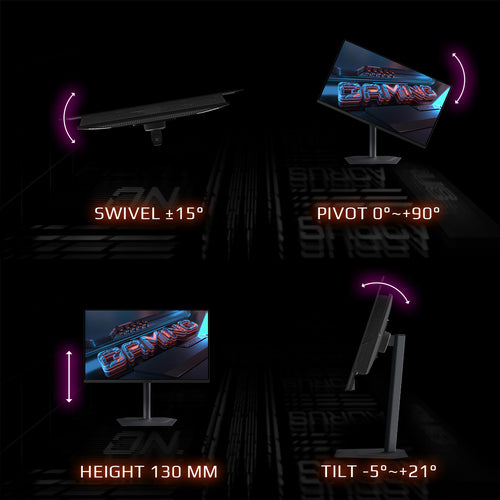 GIGABYTE MO27Q2 - 68.6 cm (27&quot;) - 2560 x 1440 pixels QHD OLED Monitor