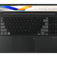ASUS Vivobook Pro 15 OLED Laptop - 39.6 cm (15.6") - Intel Core Ultra 9 285H - 24 GB DDR5-SDRAM - 2 TB SSD - NVIDIA GeForce RTX 4050 - Wi-Fi 6E - Windows 11 Home - Grey