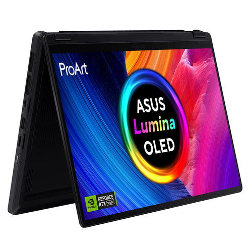 ASUS ProArt PX13 Hybrid (2-in-1) - 33.8 cm (13.3&quot;) - Touchscreen - AMD Ryzen AI 9 HX 370 - 32 GB LPDDR5x-SDRAM - 1 TB SSD - NVIDIA GeForce RTX 4060 - Wi-Fi 7 - Windows 11 Home - Black