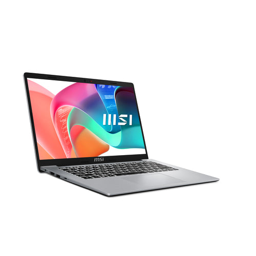 MSI MODERN 14 Laptop - 35.6 cm (14&quot;) - Intel® Core™ i3-1315U - 8 GB DDR4-SDRAM - 512 GB SSD - Wi-Fi 6E - Windows 11 Home - Silver