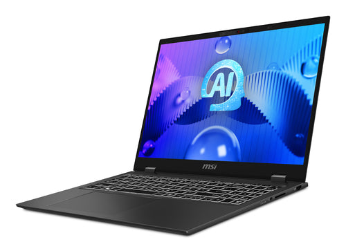 MSI Prestige 16 AI STUDIO Laptop - 40.6 cm (16&quot;) - Intel Core Ultra 9 185H - 32 GB LPDDR5-SDRAM - 1 TB SSD - NVIDIA GeForce RTX 4060 - Wi-Fi 7 - Windows 11 Pro - Grey