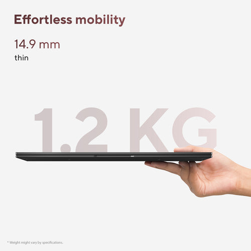 ASUS Zenbook 14 OLED Laptop - 35.6 cm (14&quot;) - AMD Ryzen AI 5 340 - 16 GB LPDDR5x-SDRAM - 1 TB SSD - Wi-Fi 6E - Windows 11 Home - Black