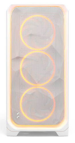 Fractal Design Meshify 3 XL Ambience Pro RGB - ATX Full Tower Case in White + Clear Tint
