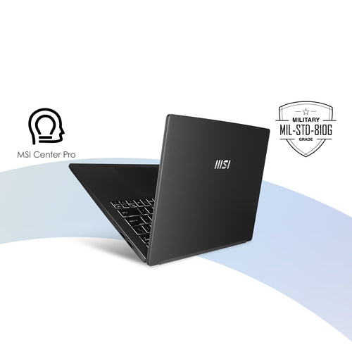 MSI Modern 14 Laptop - 35.6 cm (14&quot;) - AMD Ryzen™ 5 7430U - 8 GB DDR4-SDRAM - 512 GB SSD - Wi-Fi 6E - Windows 11 Home - Black