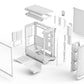 Fractal Design Meshify 3 Ambience Pro RGB - ATX Mid Tower Case in White + Clear Tint