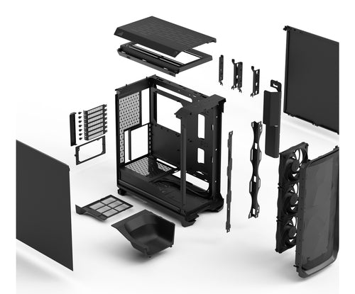 Fractal Design Meshify 3 - ATX Mid Tower Case in Black Solid