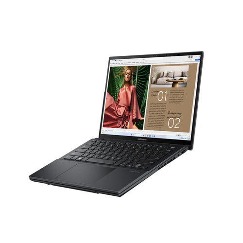 ASUS Zenbook Duo Hybrid (2-in-1) - 35.6 cm (14&quot;) - Touchscreen - Intel Core Ultra 9 185H - 32 GB LPDDR5x-SDRAM - 2 TB SSD - Wi-Fi 6E - Windows 11 Pro - Grey