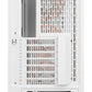 Fractal Design Meshify 3 Ambience Pro RGB - ATX Mid Tower Case in White + Clear Tint