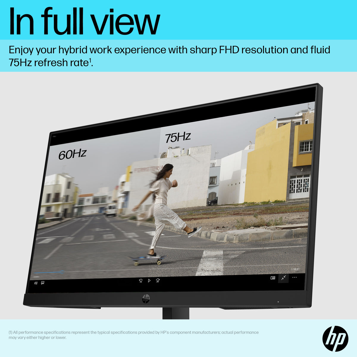 HP P24v G5 - 60.5 cm (23.8&quot;) - 1920 x 1080 pixels FHD Monitor