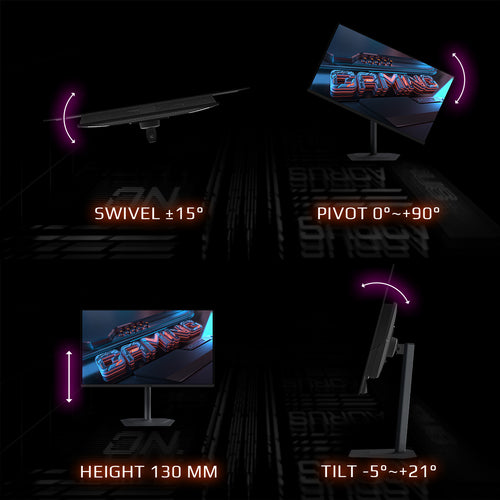 GIGABYTE MO32U - 80 cm (31.5&quot;) - 3840 x 2160 pixels 4K UHD OLED Monitor
