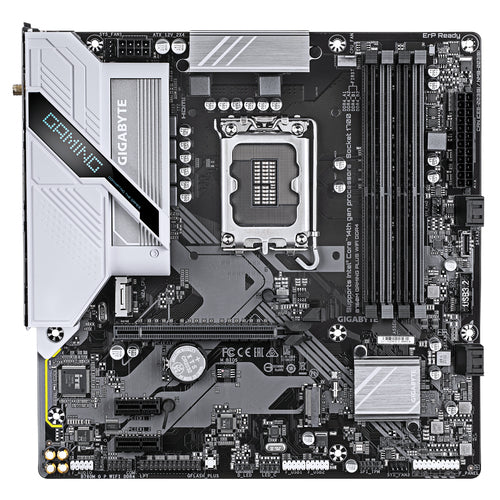 GIGABYTE B760M GAMING PLUS WIFI DDR4 micro ATX Motherboard - Intel B760 LGA 1700