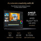 ASUS ProArt PX13 Hybrid (2-in-1) - 33.8 cm (13.3") - Touchscreen - AMD Ryzen AI 9 HX 370 - 32 GB LPDDR5x-SDRAM - 2 TB SSD - NVIDIA GeForce RTX 4070 - Wi-Fi 7 - Windows 11 Home - Black