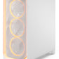 Fractal Design Meshify 3 Ambience Pro RGB - ATX Mid Tower Case in White + Clear Tint