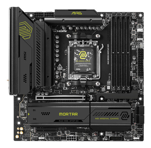 MSI MAG B850M MORTAR WIFI micro ATX motherboard - AMD B850 Socket AM5