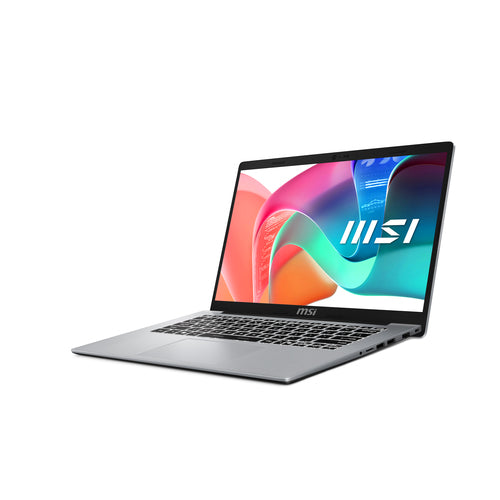MSI MODERN 14 Laptop - 35.6 cm (14&quot;) - Intel® Core™ i3-1315U - 8 GB DDR4-SDRAM - 512 GB SSD - Wi-Fi 6E - Windows 11 Home - Silver