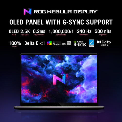 ASUS ROG Zephyrus G16 Laptop - 40.6 cm (16&quot;) - Intel Core Ultra 9 285H - 32 GB LPDDR5x-SDRAM - 2 TB SSD - NVIDIA GeForce RTX 5080 - Wi-Fi 7 - Windows 11 Home - Grey