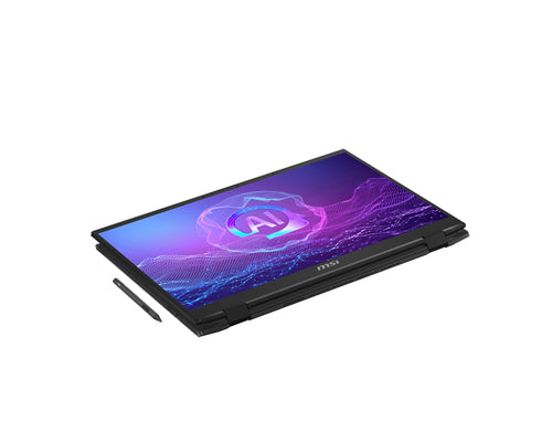 MSI SUMMIT 16 AI EVO Hybrid (2-in-1) - 40.6 cm (16&quot;) - Touchscreen - Intel Core Ultra 7 255H - 32 GB LPDDR5-SDRAM - 1 TB SSD - Wi-Fi 7 - Windows 11 Home - Black