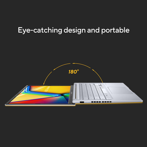 ASUS Vivobook 16X Laptop - 40.6 cm (16&quot;) - Intel® Core™ i7-13700H - 16 GB DDR4-SDRAM - 1 TB SSD - NVIDIA GeForce RTX 4060 - Wi-Fi 6E - Windows 11 Home - Silver