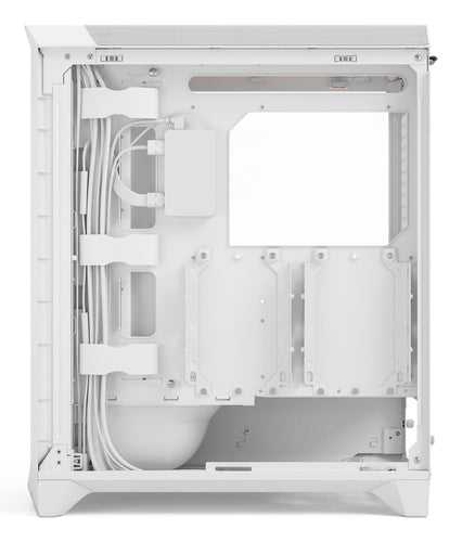 Fractal Design Meshify 3 Ambience Pro RGB - ATX Mid Tower Case in White + Clear Tint