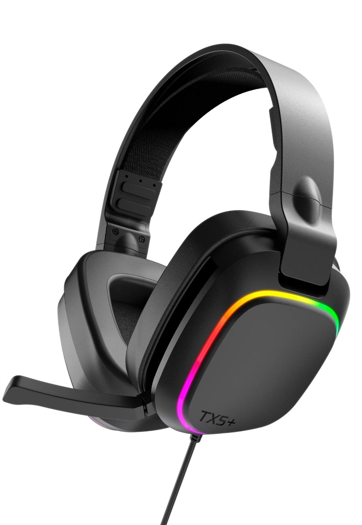 Gioteck TX5UNI-11-MU headphones/headset Wired & Wireless Head-band Gaming Black
