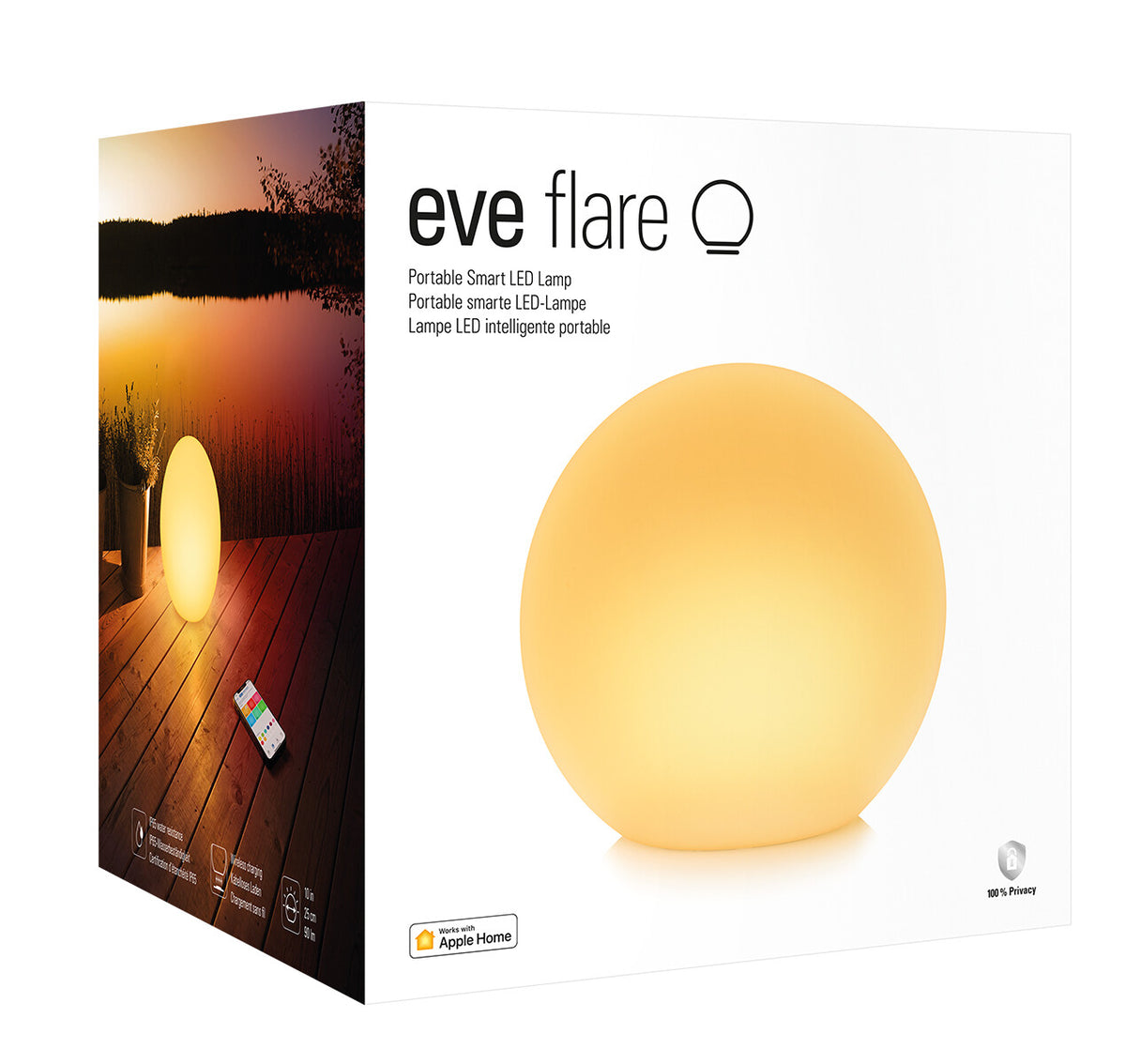 Eve Flare Thread - Smart Bluetooth table lamp